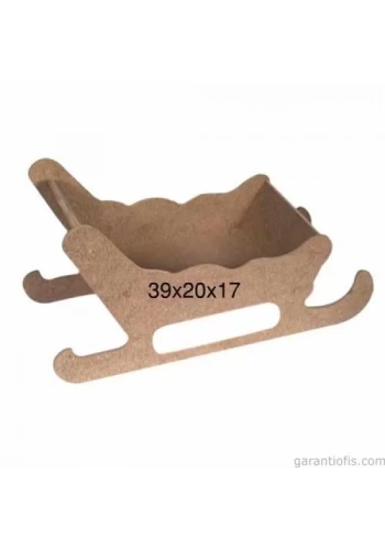 Hobi-Art Ham Ahşap Kızak Obje F 800