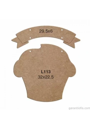 Hobi-Art L 113 Lazer Kesim Kek Tasarımlı Duvar Süsü