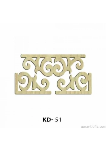 Hobi-Art KD 51 Dekoratif Mini Ahşap Obje