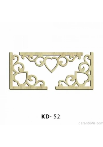 Hobi-Art KD 52 Dekoratif Mini Ahşap Obje