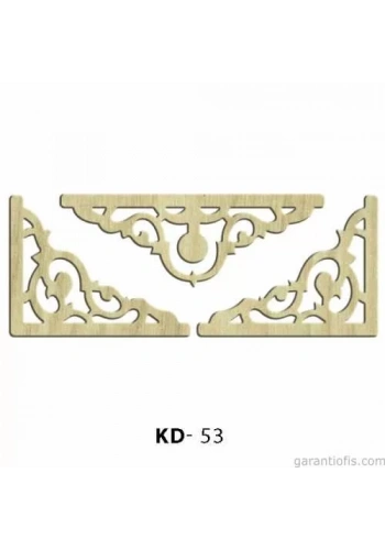 Hobi-Art KD 53 Dekoratif Mini Ahşap Obje
