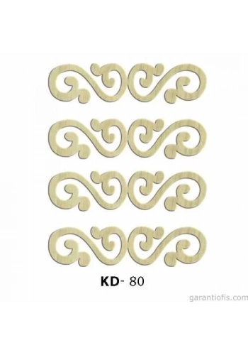 Hobi-Art KD 80 - Dekoratif Mini Ahşap Süs Obje