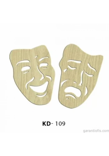 Hobi-Art KD 109 - Tiyatro Figürlü Dekoratif Mini Figür Ahşap Süs Objeler