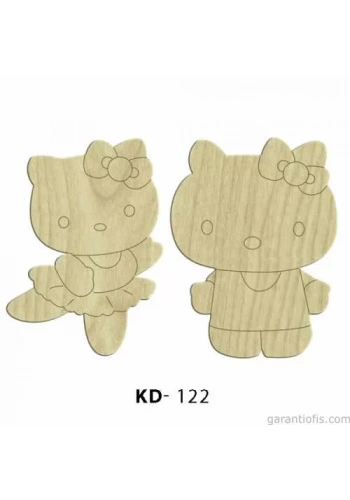 Hobi-Art KD 122 - Çizgi Film Karakterleri Mini Ahşap Obje