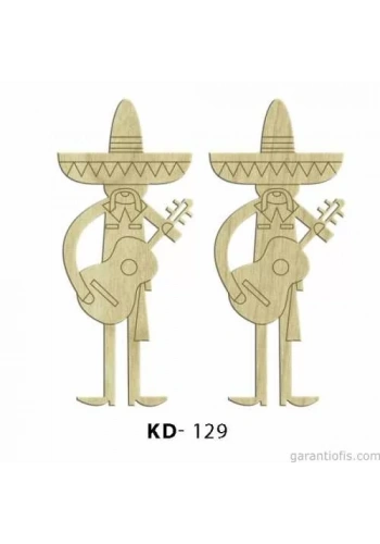 Hobi-Art KD 129 - Çizgi Film Karakterleri Mini Ahşap Obje