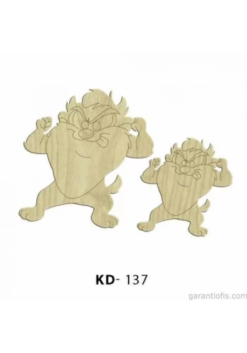 Hobi-Art KD 137 - Çizgi Film Karakterleri Mini Ahşap Obje