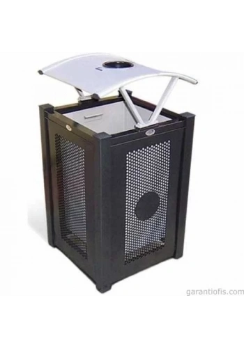 Garanti Metal 7604 Modern Bahçe Tipi Çöp Kovası (65 Litre)