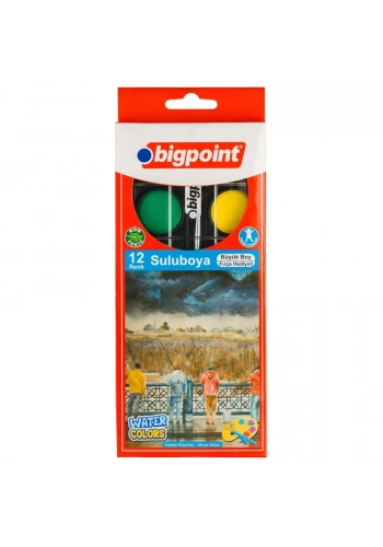 Bigpoint Suluboya 12 Renk Büyük Boy