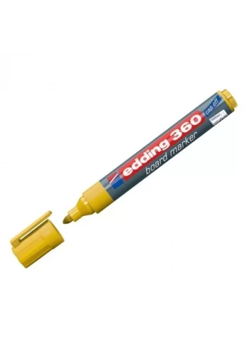 Edding 360 Beyaz Tahta Kalemi Sarı