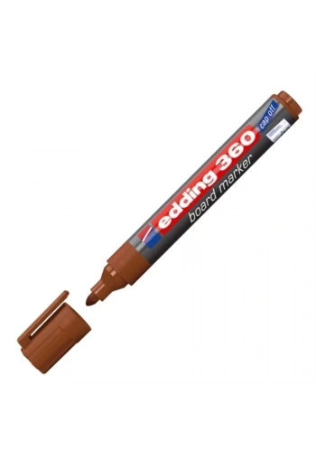 Edding 360 Beyaz Tahta Kalemi Kahverengi