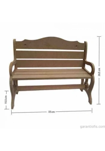 Hobi-Art L 195 Bank Havluluk Ahşap Obje