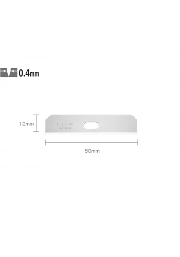 OLFA SKB-7/10B Çift Yönlü Emniyetli Maket Bıçağı Yedeği (10 lu)