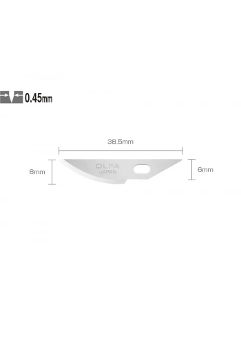 OLFA KB4-R/5 Maket Bıçağı Yedeği (5 li)