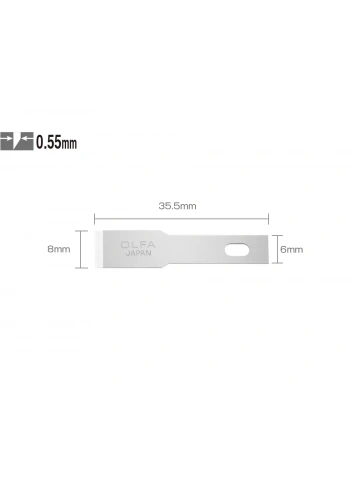 OLFA KB4-F/5 Maket Bıçağı Yedeği (5 li)