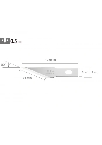 OLFA KB4-S/5 Maket Bıçağı Yedeği (5 li)