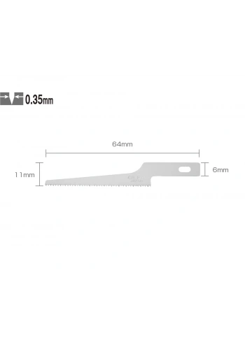 OLFA KB4-NS/3 Maket Bıçağı Yedeği (3 lü)