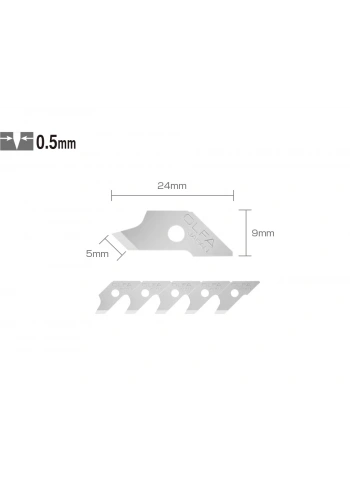 OLFA COB-1 Maket Bıçağı Yedeği (15 li)