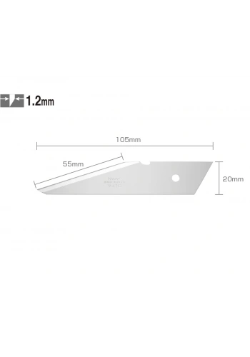 OLFA CKB-2 Tek Yönlü Maket Bıçağı Yedeği (2 li)