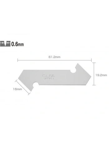 OLFA PB-800 Maket Bıçağı Yedeği (3lü)