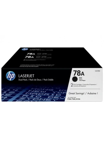 HP CE278AF (78A) SIYAH 2 LI PAKET TONER 2.100 SAYFA
