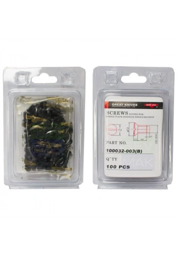 Golden Eagle 100032-003 Düz Makina Plaka Vidası (100 Adet)