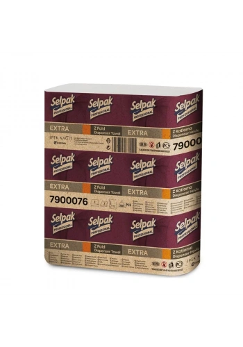 SELPAK PROFESSİONAL EXTRA Z KAT DİSPENSER HAVLU 200LÜ (7900076)