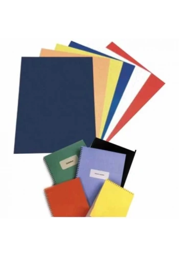 Sarff A4 Karton Deri Desenli Beyaz Cilt Kapağı (100 lü Paket)