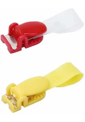 Sarff Plastik Nato Tipi Klips Kırmızı (100 lü Kutu)