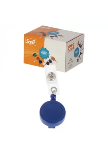 Sarff Yuvarlak Kancalı Yoyo Mavi (25 li Paket)