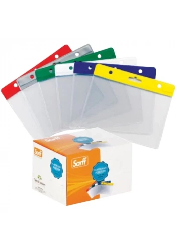 Sarff Yatay Kart Poşeti Şeffaf (100 lü Kutu)