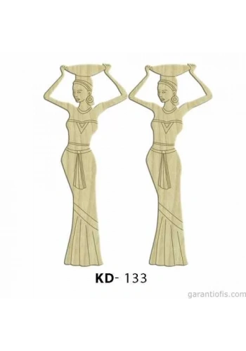 Hobi-Art KD 133 Dekoratif Mini Ahşap Obje