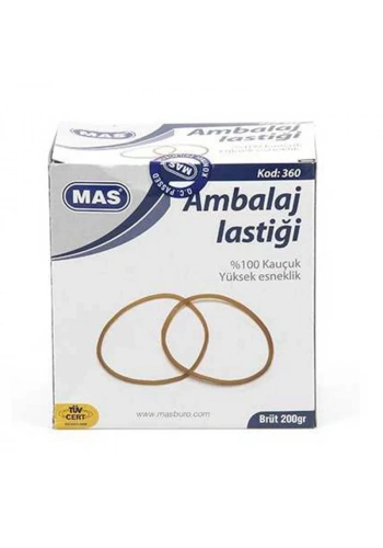 MAS 360 MİDİ AMBALAJ LASTİĞİ 200gr KUTU