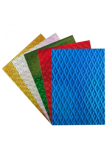 Bigpoint Hologramlı Karton A4 Karışık (10 lu Poşet)