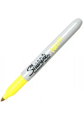 Sharpie 1881 Fine Neon Fosforlu Sarı Renkli Permanent Kalem