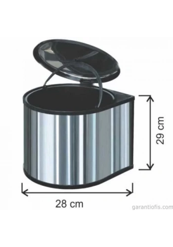 Garanti Metal 1011 Dolap İçi Çöp Kovası (11 Litre)