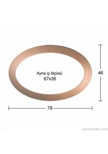 Hobi-Art AY 136 Boyanabilir Ahşap Ayna Çerçevesi