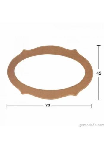 Hobi-Art AY 139 Boyanabilir Ahşap Ayna Çerçevesi