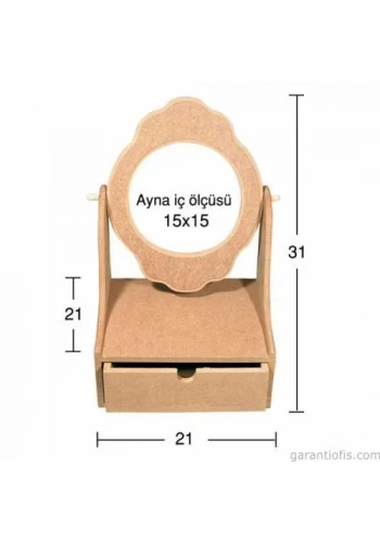 Hobi-Art AY 142 Boyanabilir Ahşap Ayna Çerçevesi