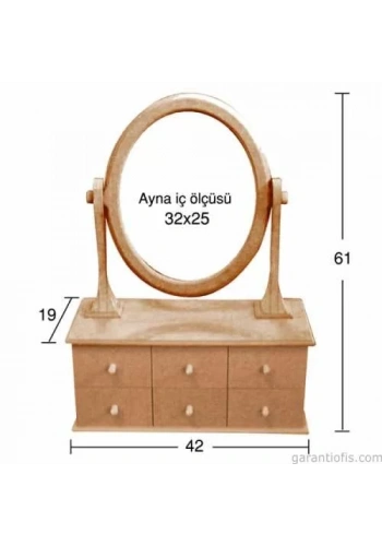 Hobi-Art AY 146 Boyanabilir Ahşap Ayna Çerçevesi