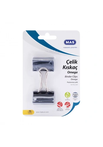 MAS 936 OMEGA ÇELİK KISKAÇ 41mm 2Lİ BLİSTER