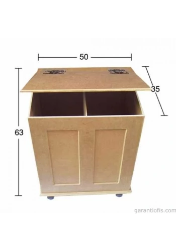 Hobi-Art D 55 Boyanabilir Ahşap Dolap Obje