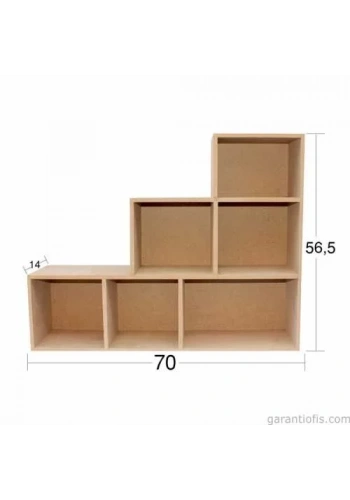 Hobi-Art D 10 Boyanabilir Ahşap Dolap Obje