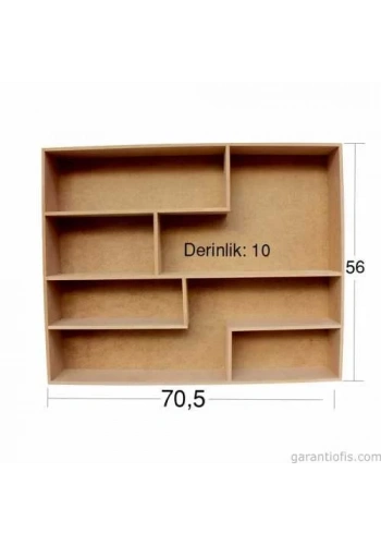 Hobi-Art D 11 Boyanabilir Ahşap Dolap Obje