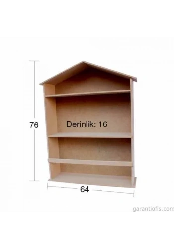 Hobi-Art D 24 Boyanabilir Ahşap Dolap Obje