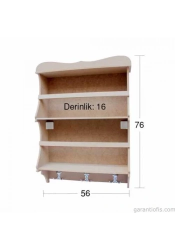 Hobi-Art D 27 Boyanabilir Ahşap Dolap Obje