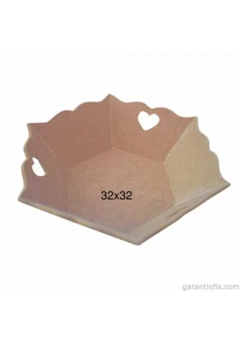 Hobi-Art E 330 Boyanabilir Ahşap Ekmek Sepeti