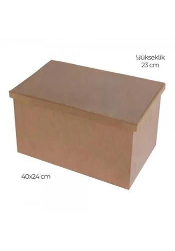 Hobi-Art KU 212 Boyanabilir Ahşap Kutu