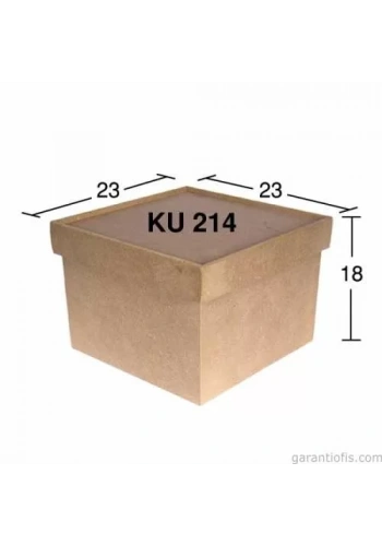 Hobi-Art KU 214 Boyanabilir Ahşap Kutu