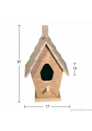 Hobi-Art KU 238 Boyanabilir Dekoratif Ahşap Kutu