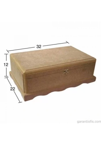 Hobi-Art KU 248 Boyanabilir Ahşap Kutu